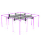 Permanent 9 Square Castle Squares in purple
