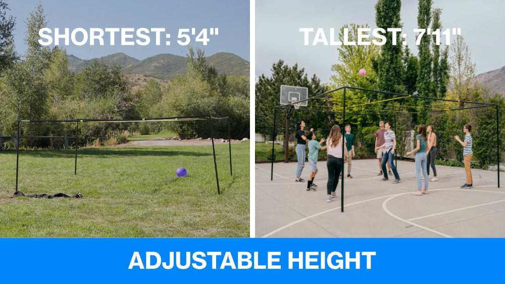 tall 9 square game outdoors