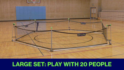 large portable gaga ball pit with net